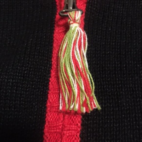 Christopher & Banks Christmas Zip Up Sweater  XL - Picture 11 of 12